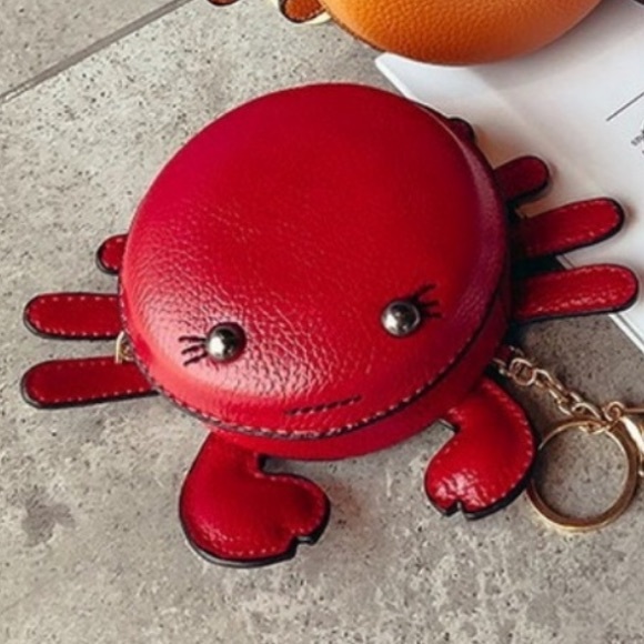 NEW Cute crab mini bag clutch change purse - Picture 3 of 8
